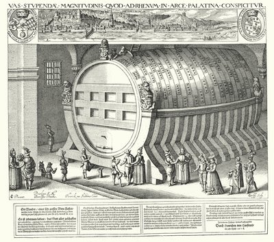 O Tun de Heidelberg (gravura) de German School