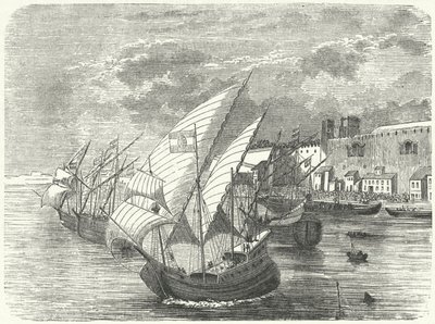 A frota húngara ao largo de Nápoles de German School