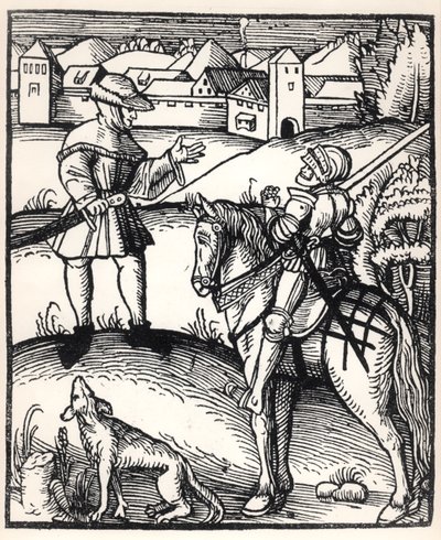 O cavaleiro e o camponês de German School