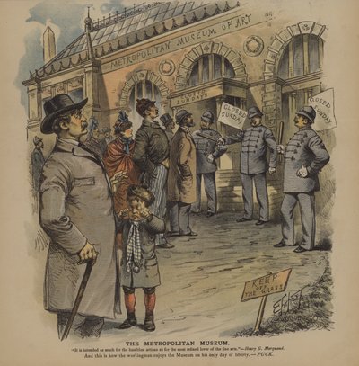 O Museu Metropolitano (cor litho) de German School