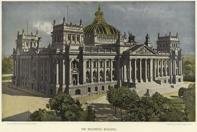 O edifício do Reichstag em Berlim de German School