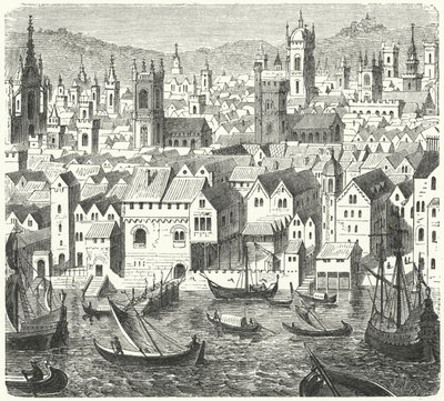 O Steelyard, base comercial da Hanseatic League em Londres de German School