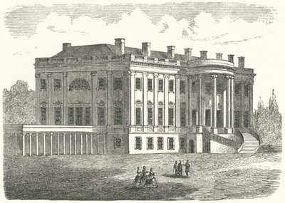 The White House, Washington DC (gravura) de German School