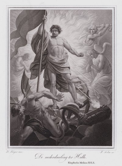 A descida ao Inferno (gravura) de German School