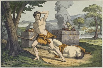 O assassinato de Abel, ilustração do 