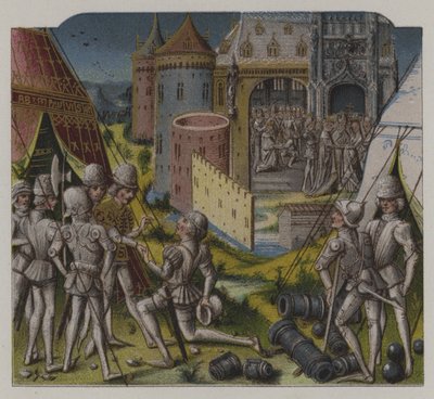 O casamento de Sigismund, Eleitor de Brandenburgo, e Maria da Hungria de German School