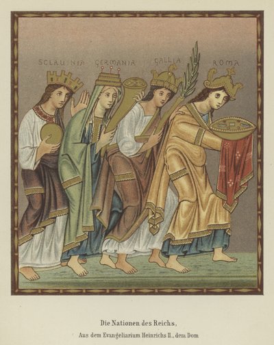 As nações do Sacro Império Romano de German School