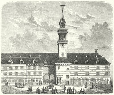 O Royal Exchange original, Londres (gravura) de German School
