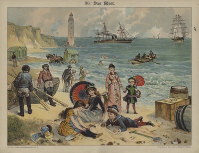O mar (cor litho) de German School