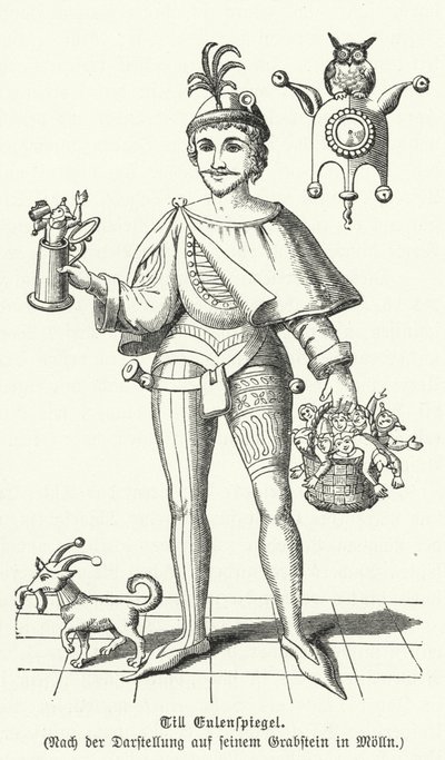 Até Eulenspiegel (gravura) de German School