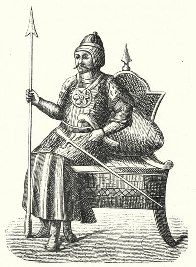 Timur, líder militar mongol (gravura) de German School