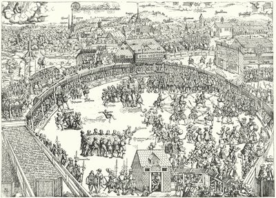 Torneio em Zwickau, agosto de 1573 de German School