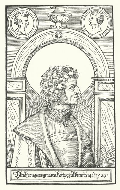 Ulrich, Duque de Wurttemberg (gravura) de German School
