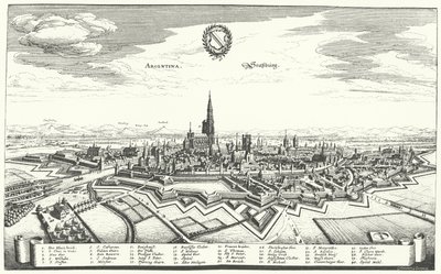 Vista de Estrasburgo (gravura) de German School