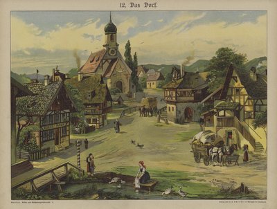 Aldeia (cor litho) de German School