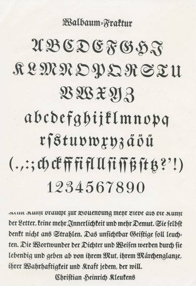 Fratura de árvore de baleia de German School