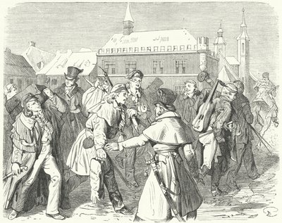 Passeio pelos estudantes da Universidade de Gottingen, Alemanha de German School