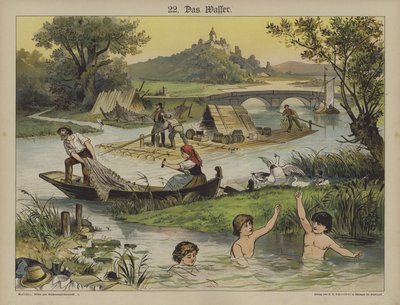 Água (cor litho) de German School