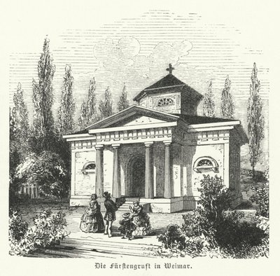 Weimarer Fuerstengruft, capela funerária dos duques de Saxe-Wemar-Eisenach e local dos túmulos dos autores alemães Johann Wolfgang Goethe e Friedrich Schiller de German School