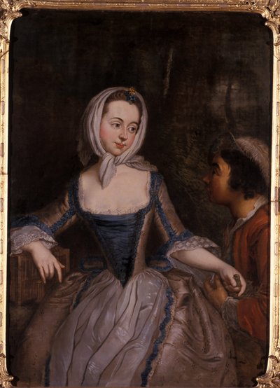 Mulheres jovens e um valete de German School