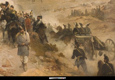 Batalha de Chernaya de Gerolamo Induno