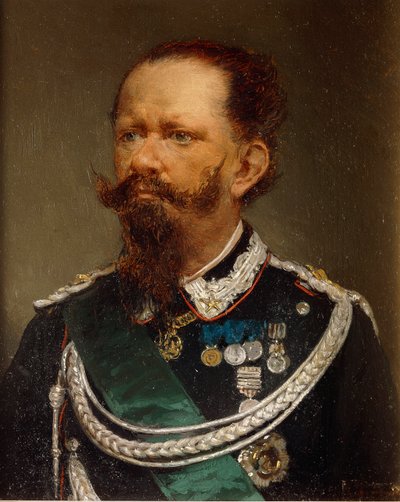Retrato de Victor Emmanuel II de Gerolamo Induno