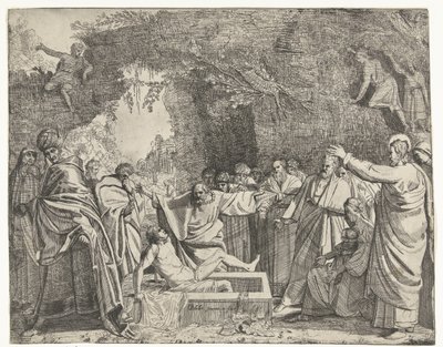 Ressurreição de Lázaro de Gerrit Bleker