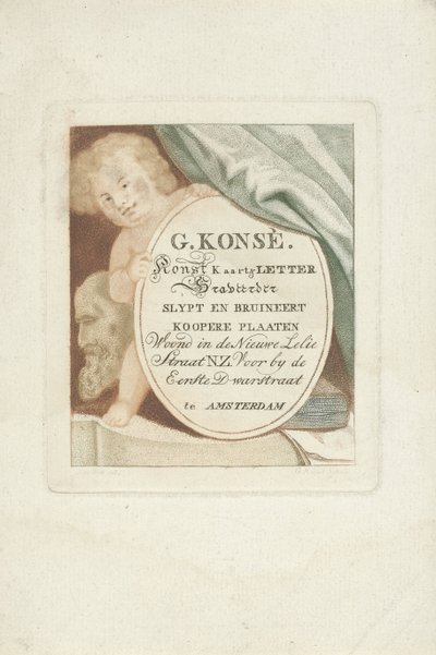 Cartão de visita de Gerrit Konsé de Gerrit Konsé