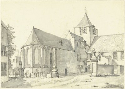 A igreja em Laeken perto de Bruxelas de Gerrit Lamberts