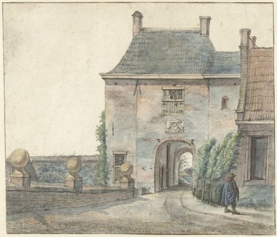 A porta do castelo de Heemstede de Gerrit Lamberts