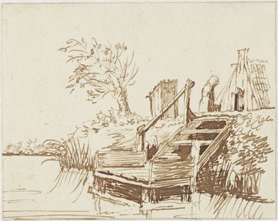 As escadas junto à água de Gerrit Lamberts