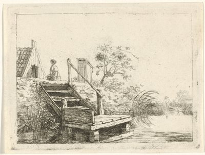 Escadas à beira-mar de Gerrit Lamberts