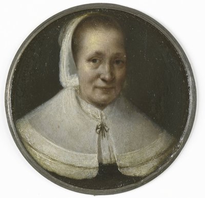 Retrato de uma mulher de cinquenta anos de Gerrit Lundens