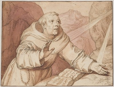São Francisco recebendo os estigmas de Gerrit Pietersz.