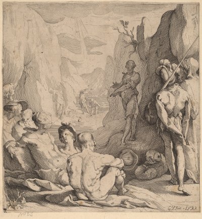 João Batista, pregando de Gerrit Pietersz Sweelinck