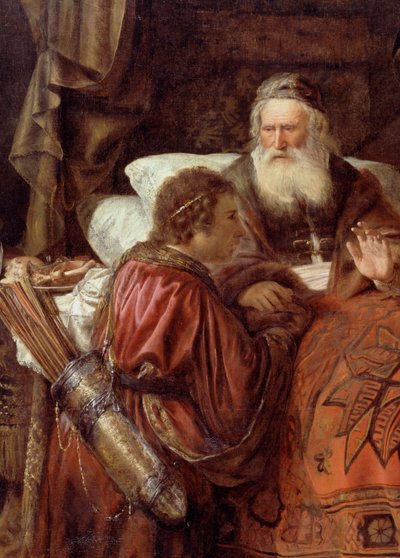 Isaac abençoando Jacó de Gerrit Willemsz. Horst