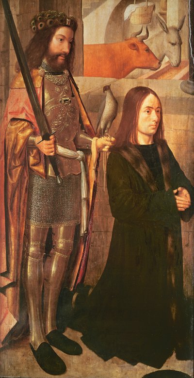 São Hubert e doador (ver também 404573 e 404575) de Gerrit tot Sint Jans
