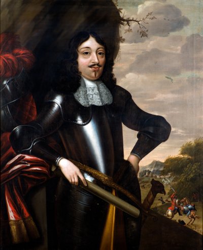 Retrato, chamado James Graham de Gerrit van (manner of) Honthorst