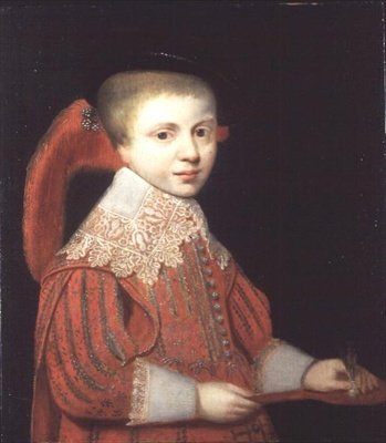 Retrato do Príncipe de Nassau tocando Shuttlecock de Gerrit van (studio of) Honthorst