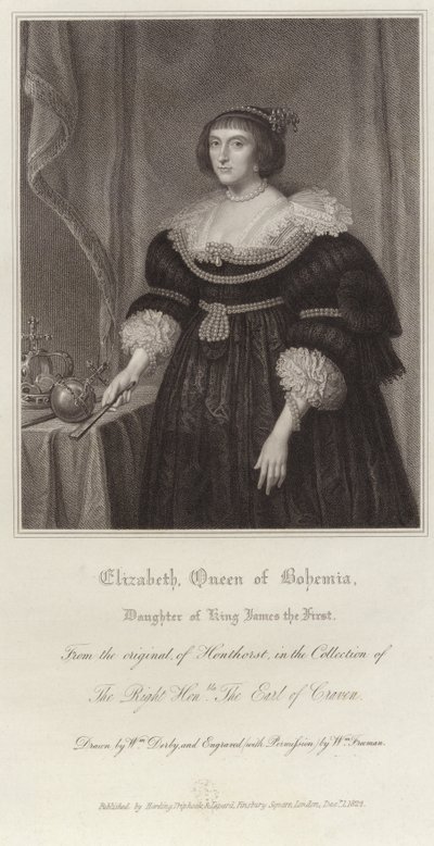 Isabel, Rainha da Boêmia de Gerrit van Honthorst