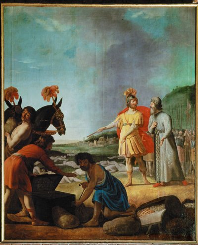 Judas Macabeu após a sua vitória sobre as forças sírias de Nicator (óleo sobre tela) de Gerrit van Honthorst