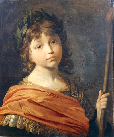 Príncipe Rupert (1619-82) quando um rapaz como Marte (óleo sobre tela) de Gerrit van Honthorst