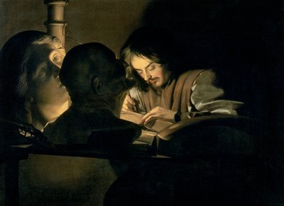 O artista no trabalho de Gerrit van Honthorst