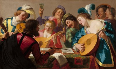 O concerto de Gerrit van Honthorst