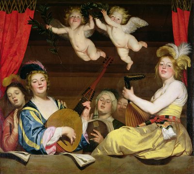 O concerto, 1624 de Gerrit van Honthorst