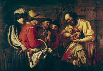 O Extrator de Dente (óleo sobre tela) de Gerrit van Honthorst