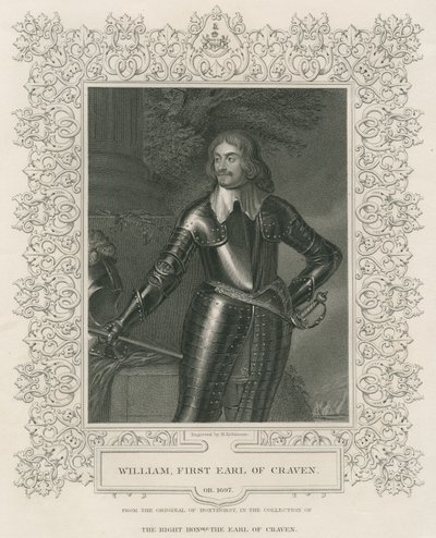 William Craven, 1º Conde de Craven, de &39;British Retratos Lodge&39;, 1823 de Gerrit van Honthorst