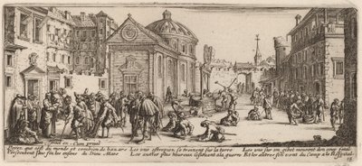 O hospital de Gerrit van Schagen after Jacques Callot
