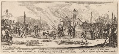 A estaca de Gerrit van Schagen after Jacques Callot