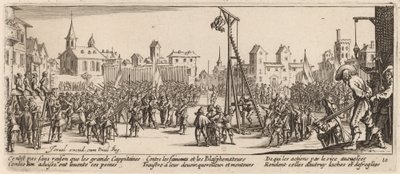 O Strappado de Gerrit van Schagen after Jacques Callot